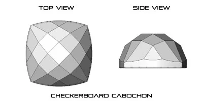Checkerboard Cabochons